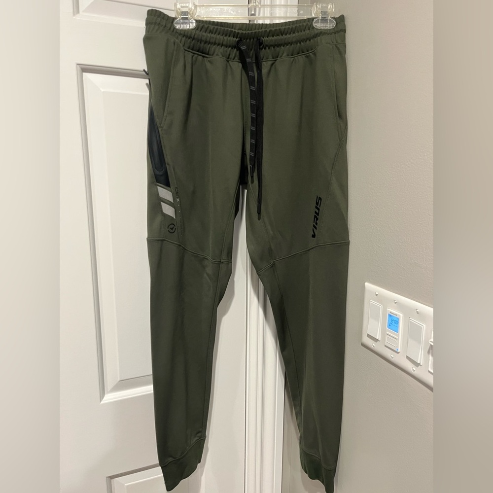 Virus Men's Olive Joggers with Black Details